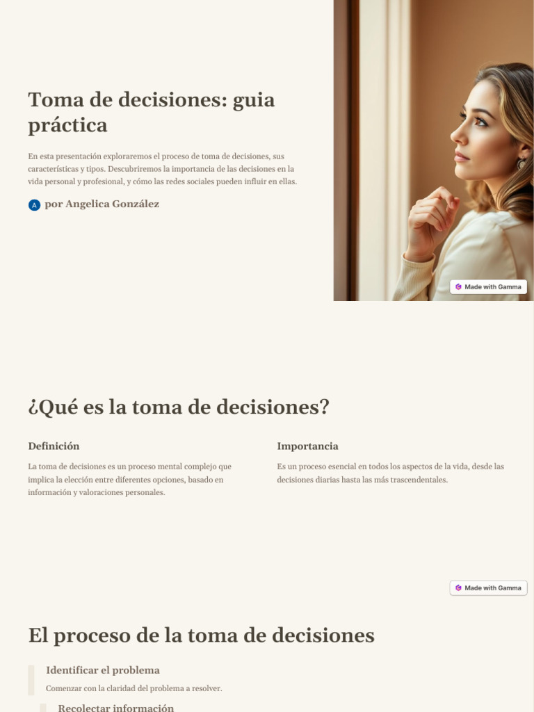 Toma de Decisiones Guia Practica | PDF | Toma de decisiones | Ciencia ...