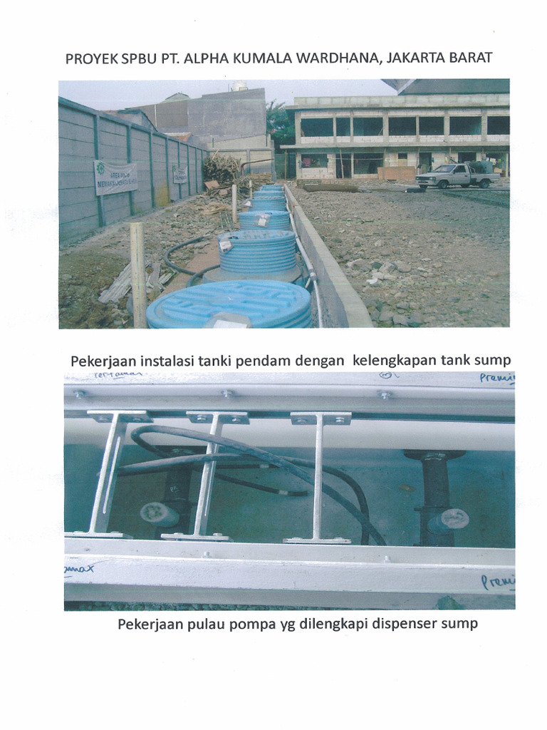 Tank Sump SPBU | PDF