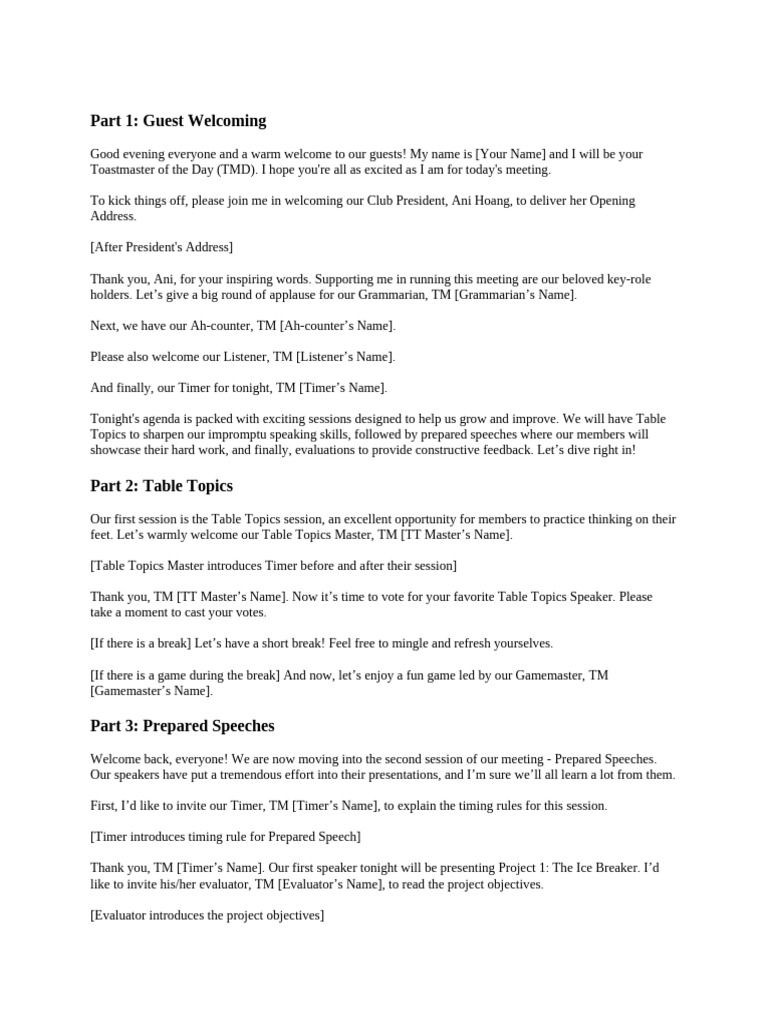 TMD Script - 5 July | PDF | Human Communication