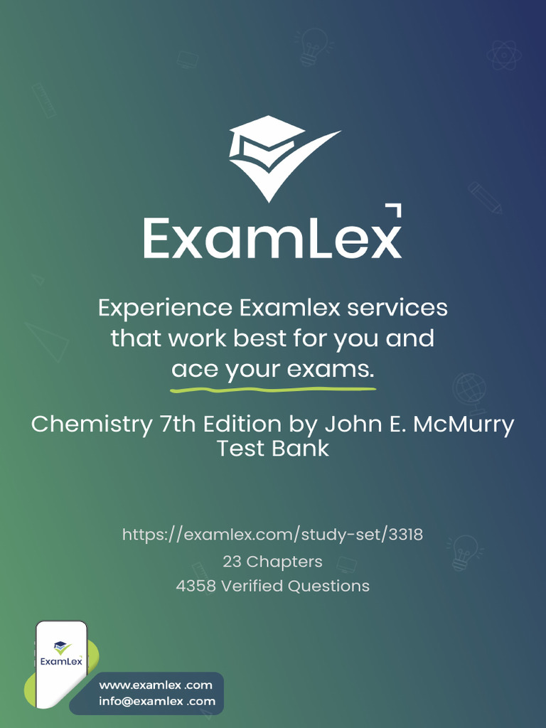 Chemistry 7th Edition by John E. McMurry Test Bank | PDF | Chemical ...