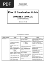 K To 12 Mother Tongue Curriculum Guide 1-3