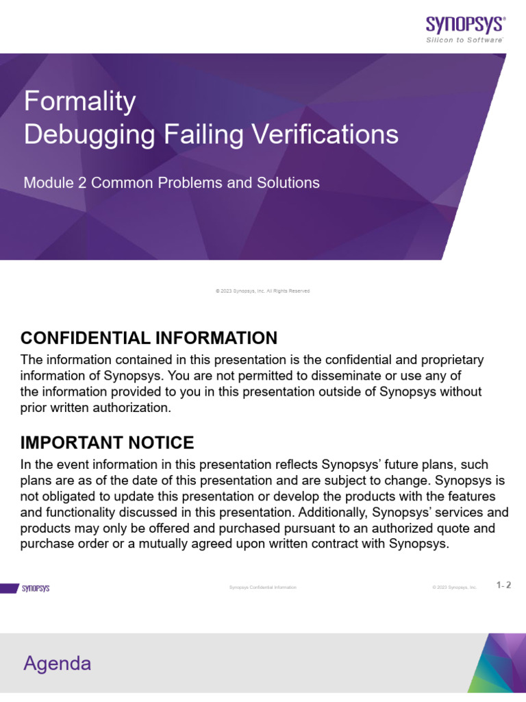 Debugging Formality Verification Issues | PDF | Formal Verification ...