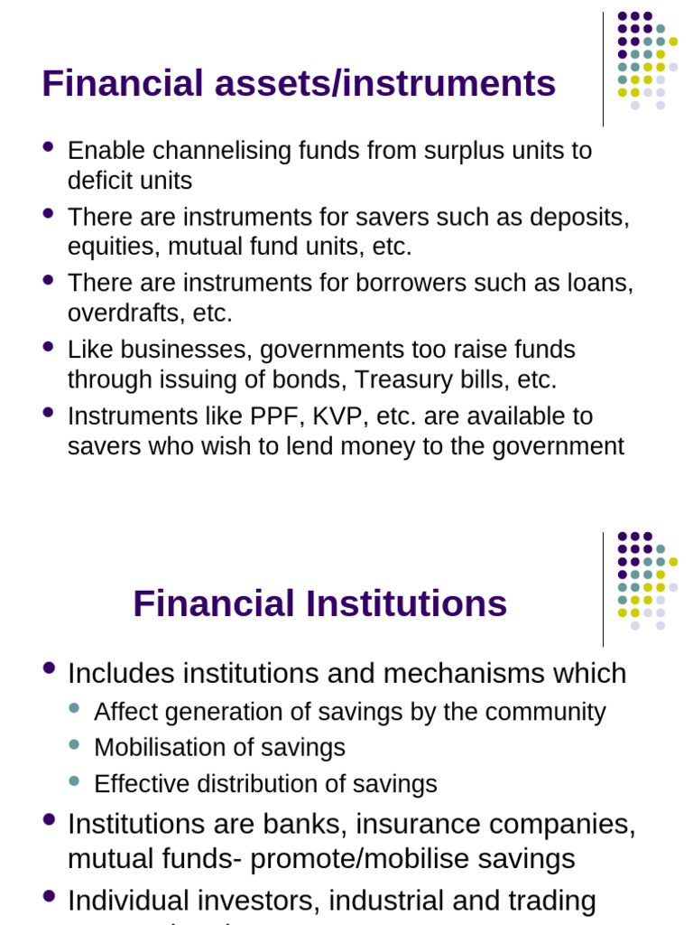 Overview of Financial Markets and Instruments | PDF | Repurchase ...