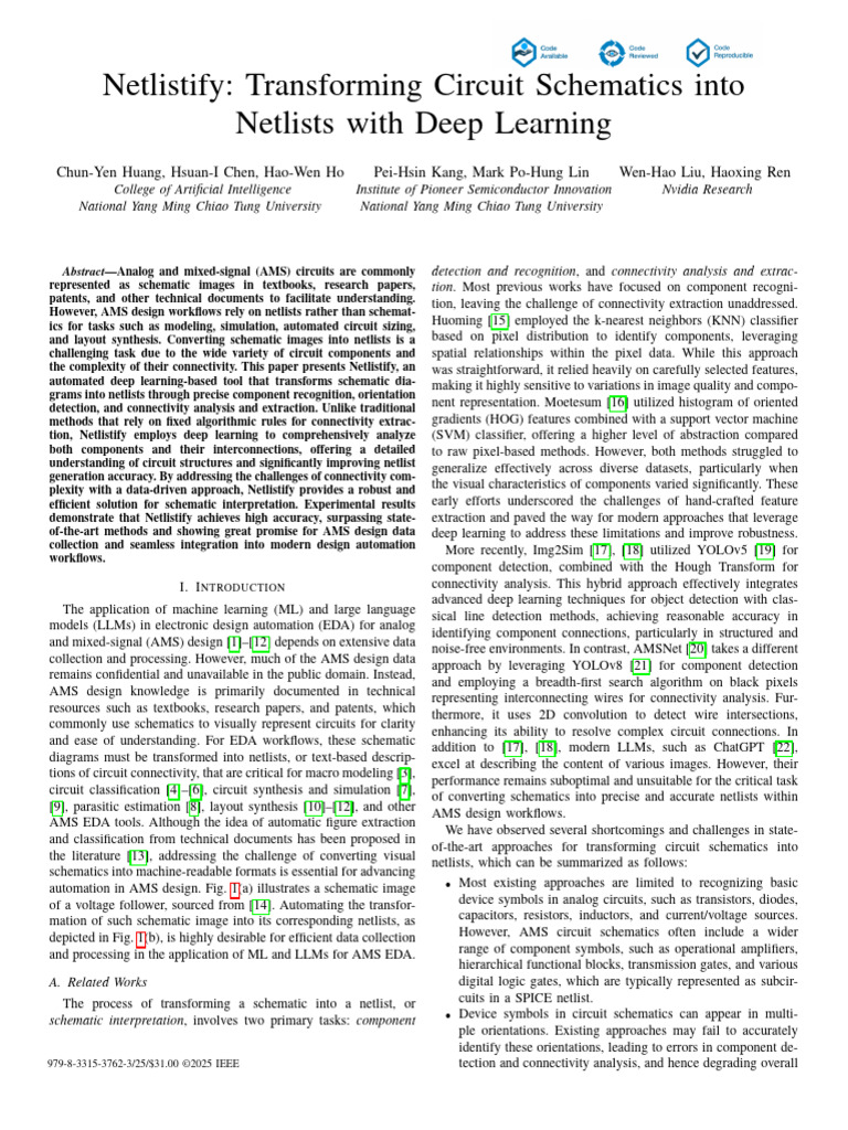 Netlistify: Deep Learning for Netlist Generation | PDF | Deep Learning ...