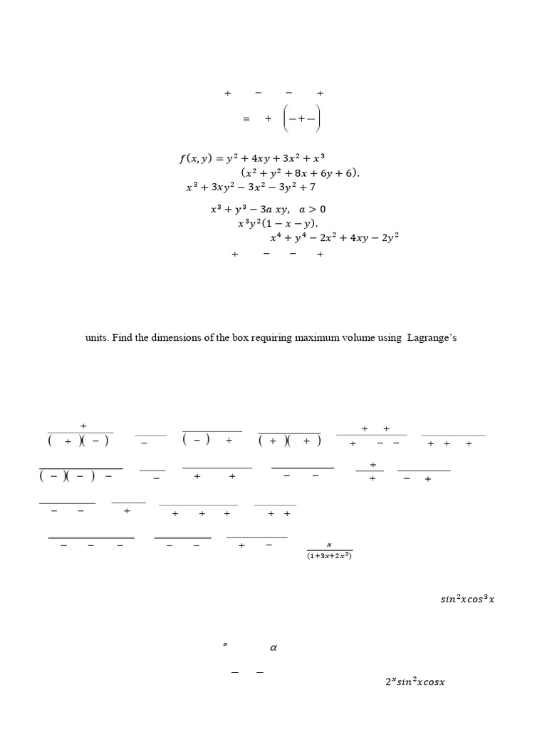 Applications of Partial Differentiation | PDF | Mathematical Logic ...