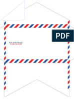 Air Mail Envelope (Monarch) Verbal