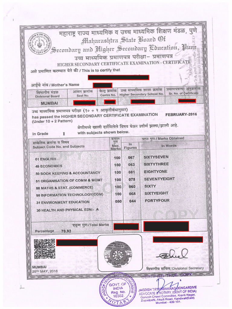 Sample Attested Document | PDF
