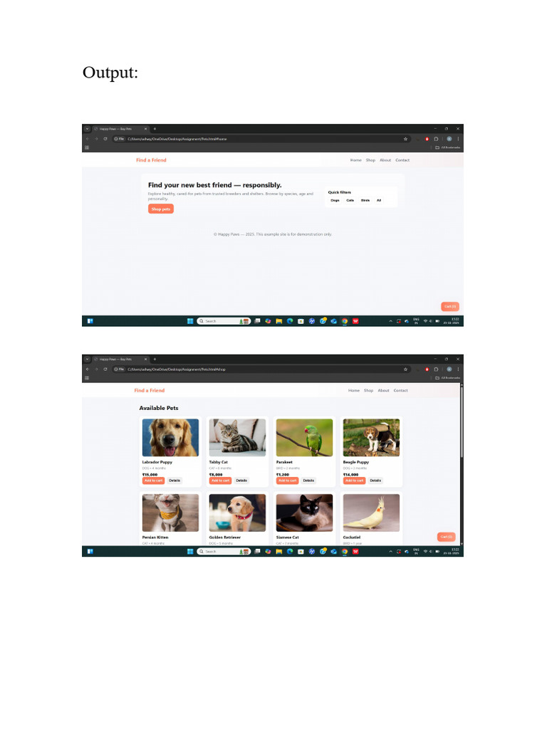 Output | PDF