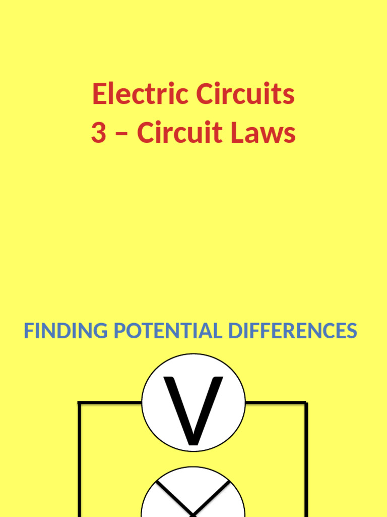 Understanding Electric Circuit Laws | PDF | Series And Parallel ...
