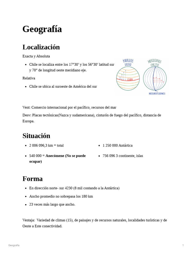 Geografía de Chile: Climas y Relieves | PDF | Clima | Desierto