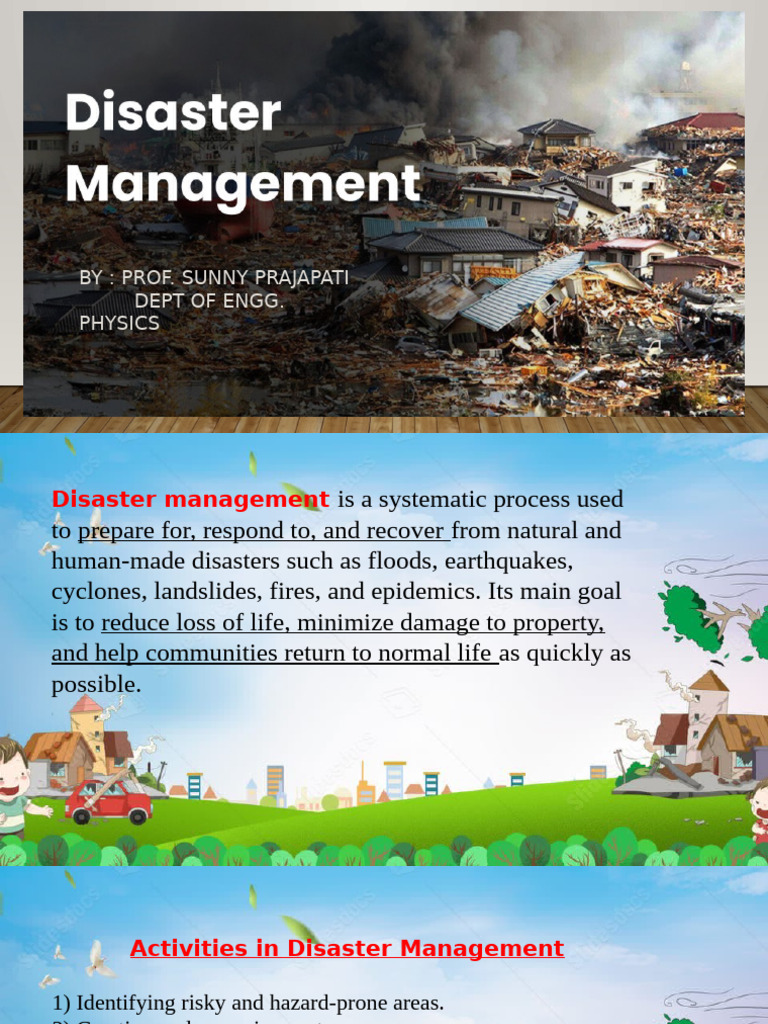 Disaster Management Strategies Explained | PDF | Landslide | Tropical ...