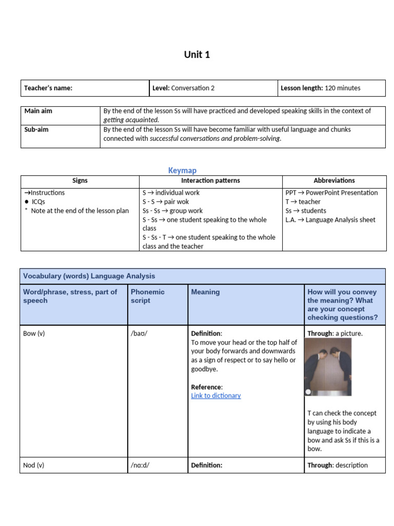 Session 1 - Final | PDF | Word | Vocabulary