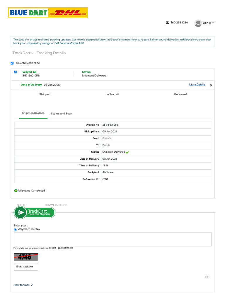 Real-Time Shipment Tracking Updates | PDF
