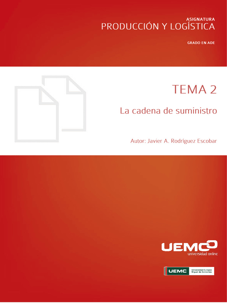 Gestión de la Cadena de Suministro | PDF | Gestión de la cadena de ...