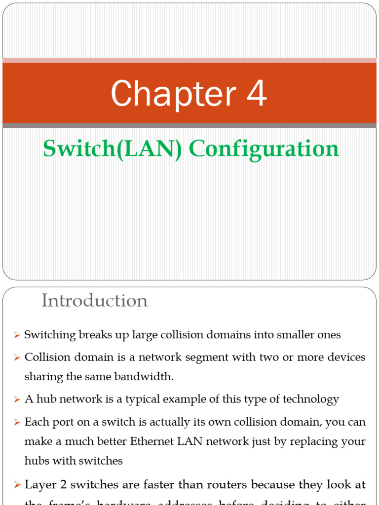 NDC Chapter 4 (1) | PDF | Network Switch | Computer Network