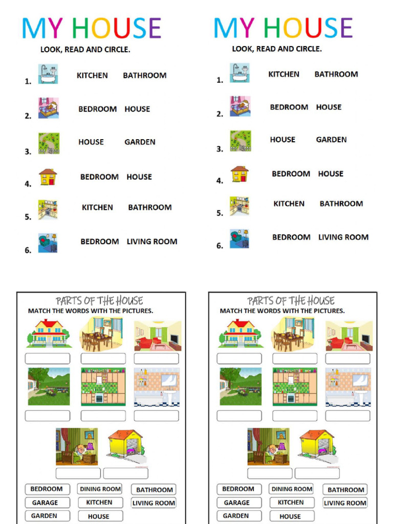 Activities My House 2º Ano 1º Bimestre | PDF