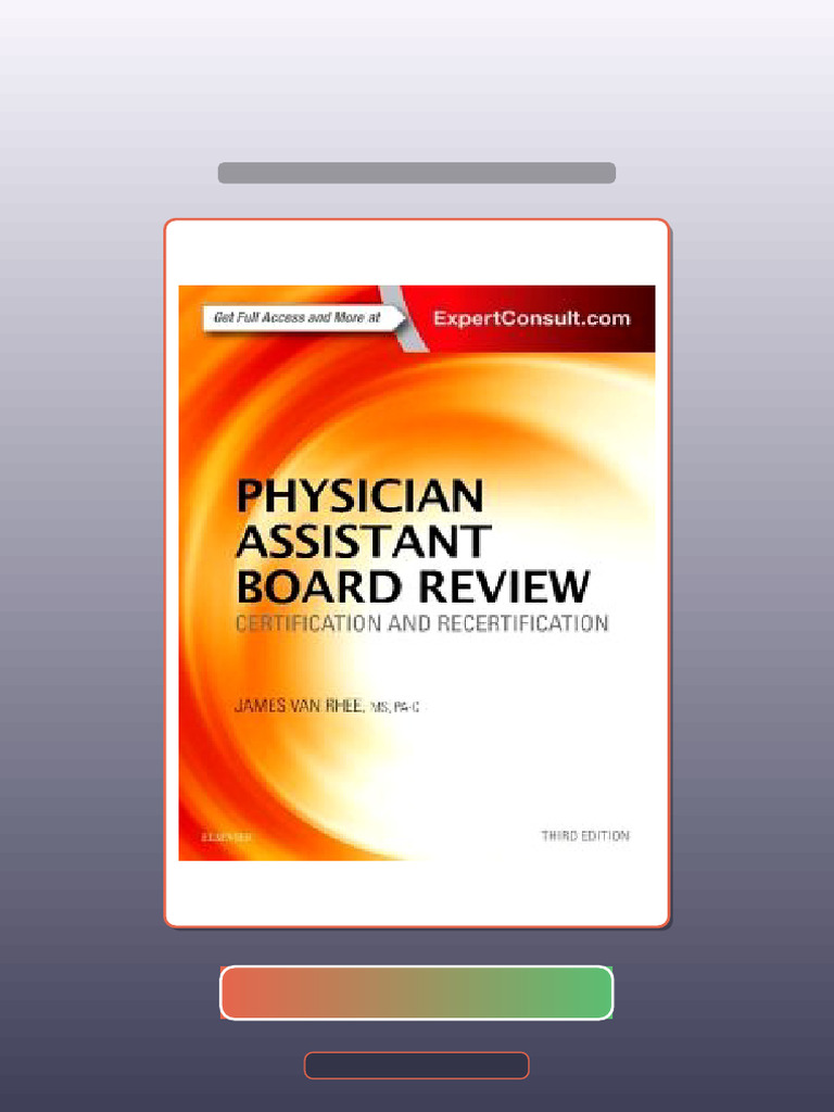 Test Bank for Physician Assistant Board Review 3rd Edition PDF
