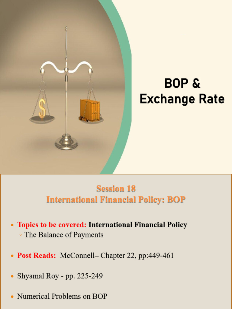 Understanding Balance of Payments (BOP) | PDF | Balance Of Payments ...
