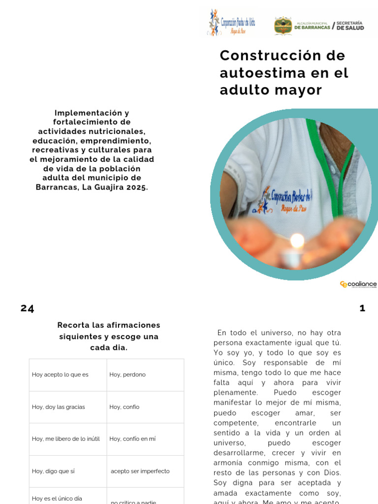 Mejora de la Autoestima en Adultos | PDF | Autoestima | Conceptos ...