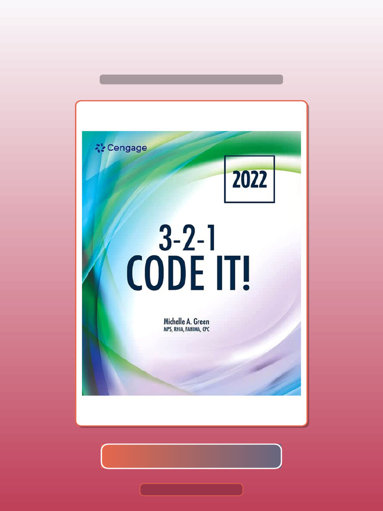 Test Bank for 321 Code It 2022 Edition 10th Edition Michelle a Green ...