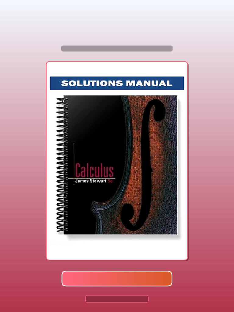 Test Bank for Calculus 5th Edition by James Stewart | PDF | Integral ...