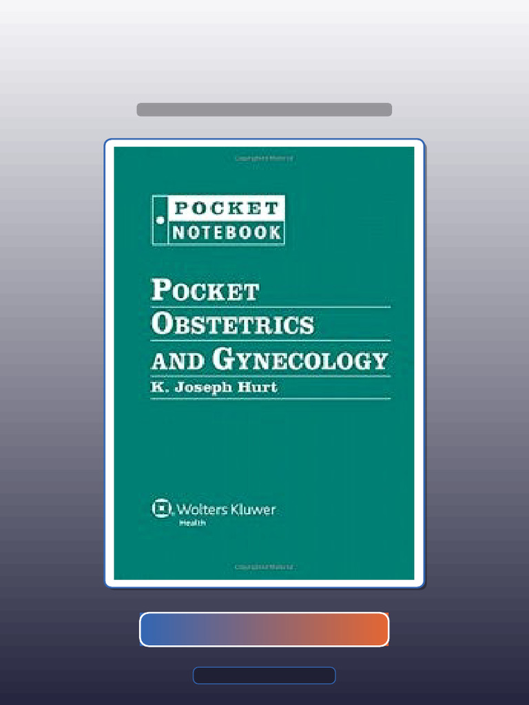 Test Bank for Pocket Obstetrics and Gynecology Pocket Notebook Series ...