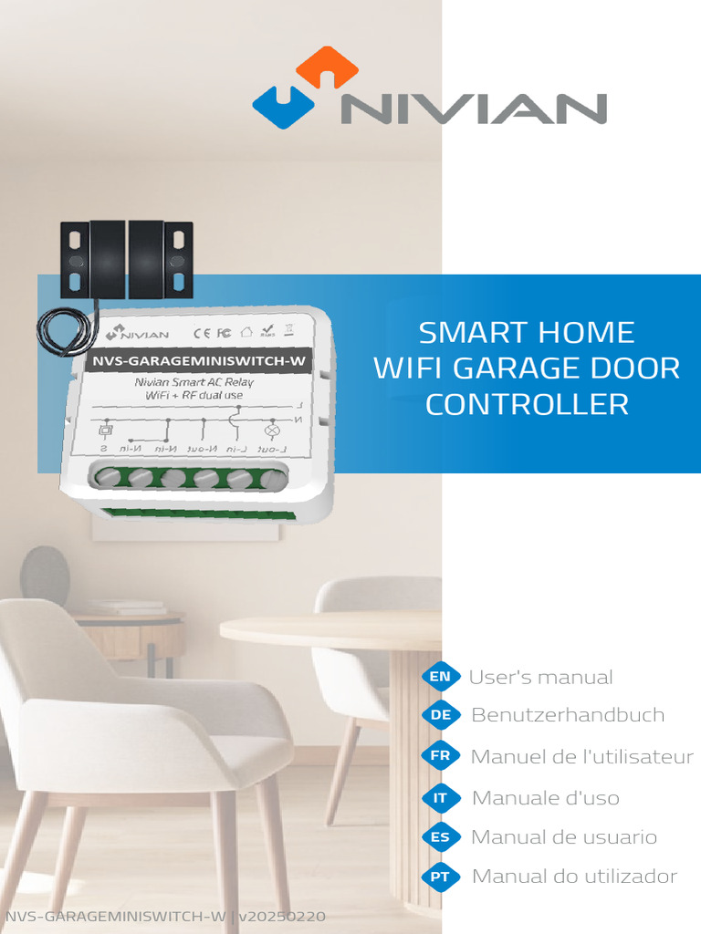 Smart Home Garage Door Controller Guide | PDF | Mobile App