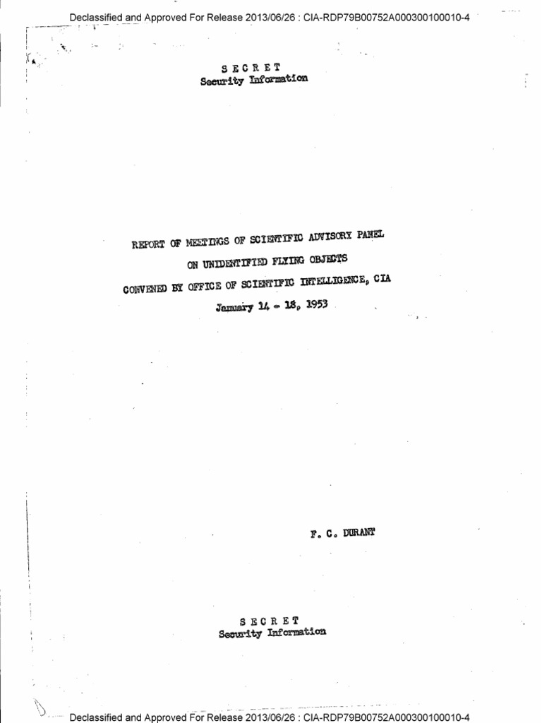 Robertson Panel - CIA-RDP79B00752A000300100010-4 | PDF