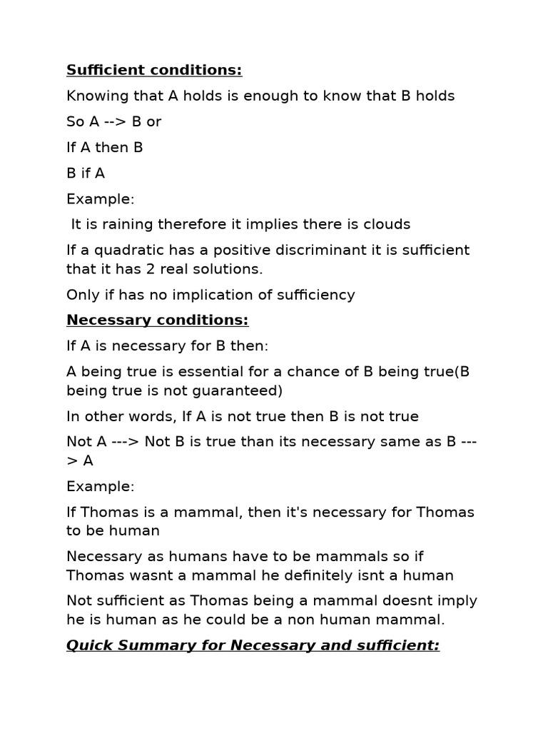 TMUA Notes | PDF