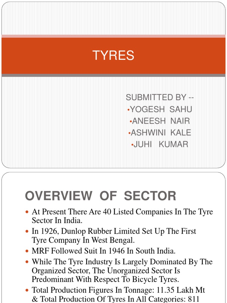 MRF Tyres PDF Distribution (Business) Tire
