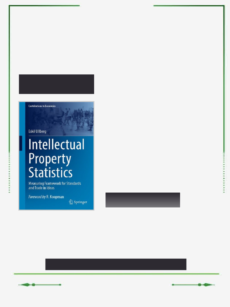 Intellectual Property Statistics: Measuring Framework for Standards and ...