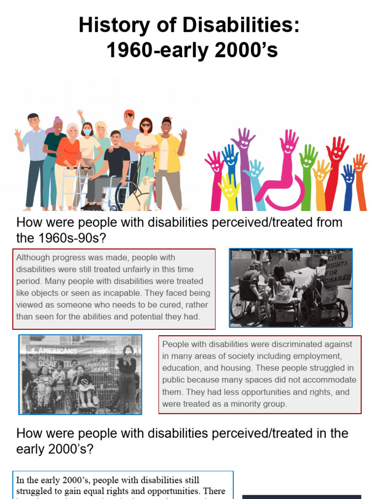 Disability Rights History: 1960-2000 | PDF | Disability | No Child Left ...
