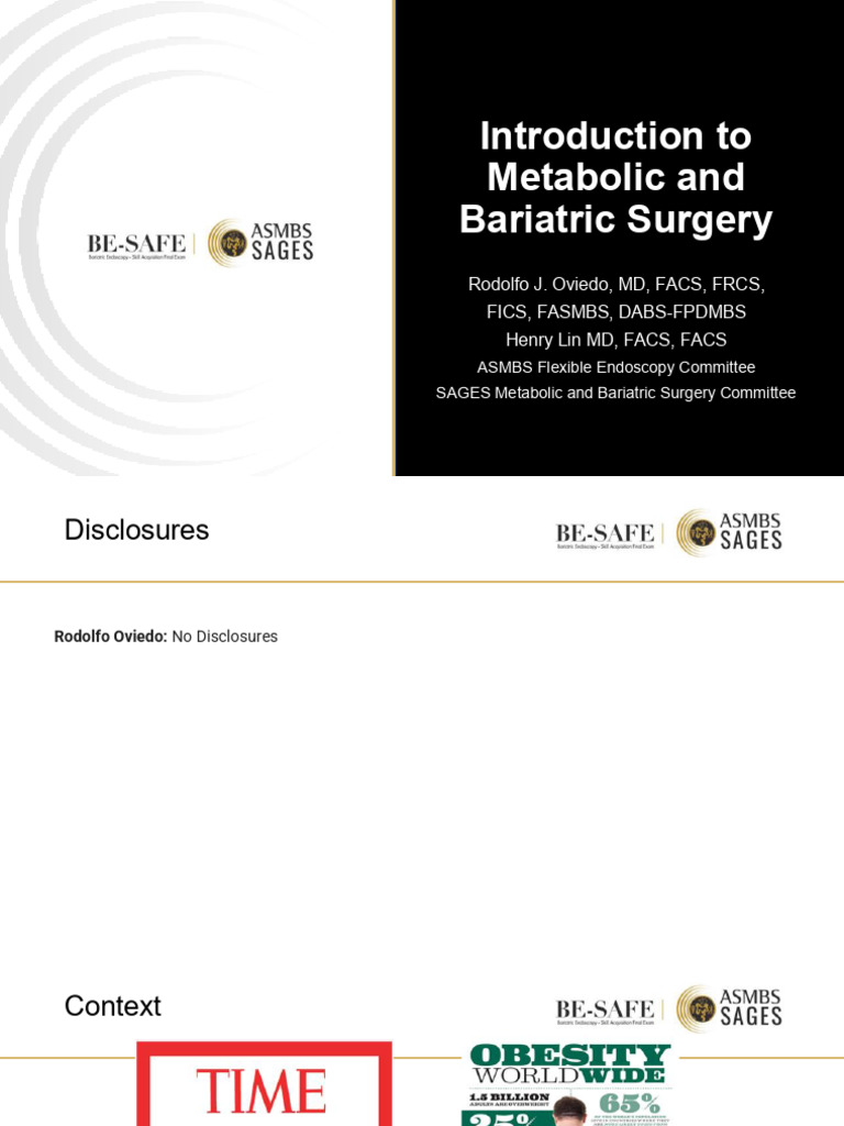 Overview of Metabolic Bariatric Surgery | PDF | Bariatric Surgery | Obesity