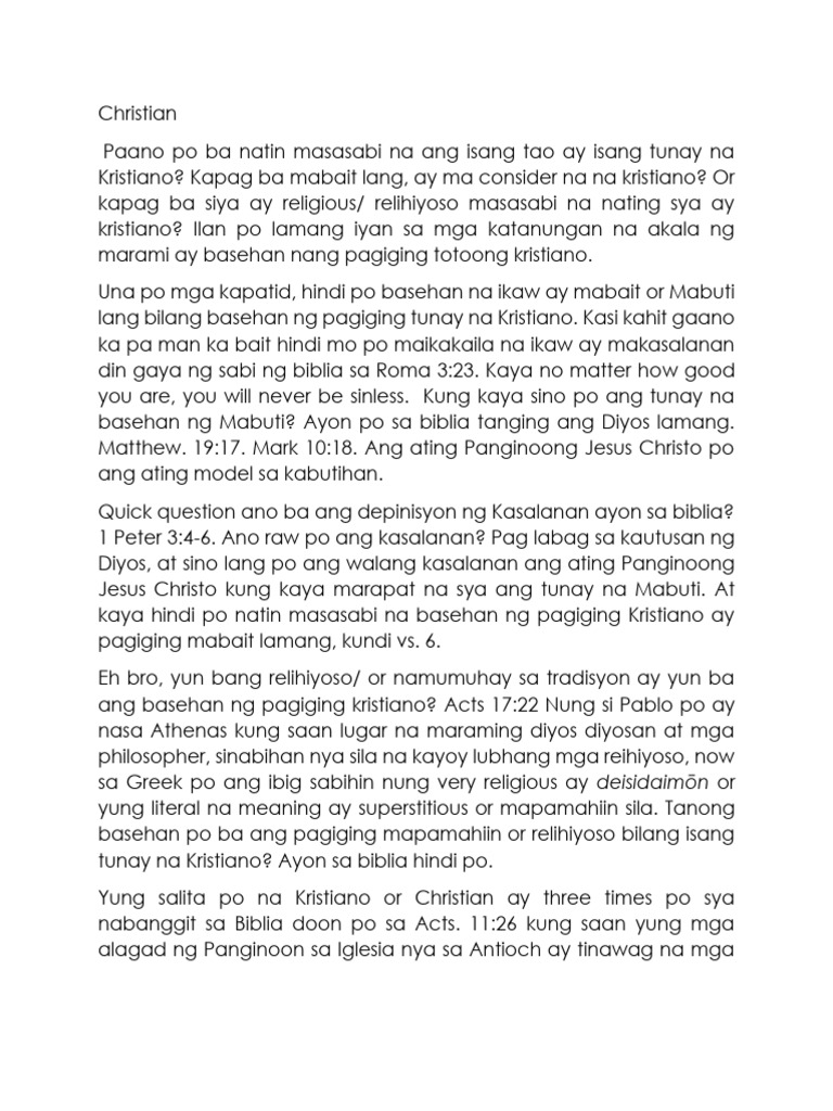 Christian | PDF