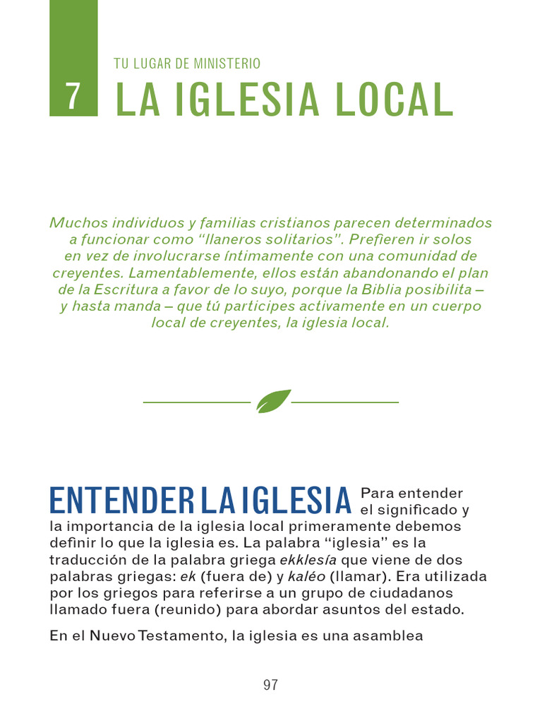 Importancia de la Iglesia Local en el Cristianismo | PDF | Iglesia ...