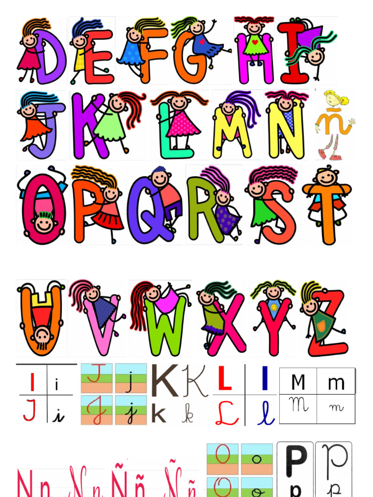 Letras Animadas Abecedario | PDF