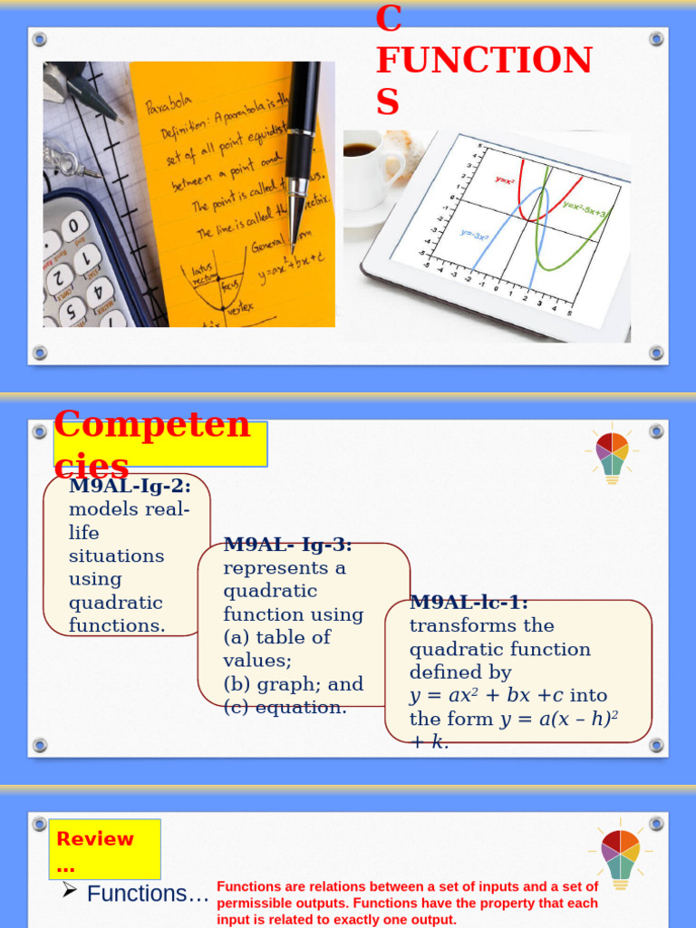 Understanding Quadratic Functions | PDF | Elementary Mathematics | Algebra