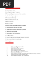 Cast Application Procedure Checklist | PDF