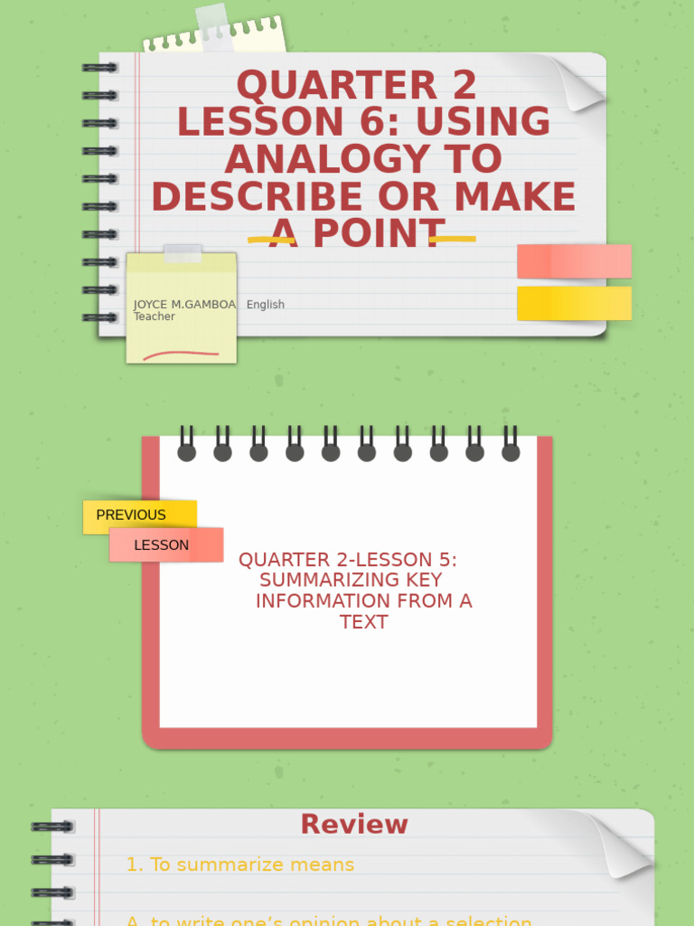 Using Analogy to Enhance Understanding | PDF | Analogy | Metaphor