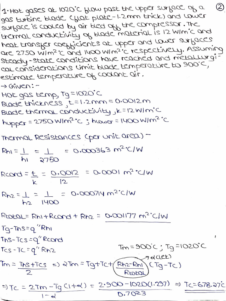 HMT Assignment 1 | PDF