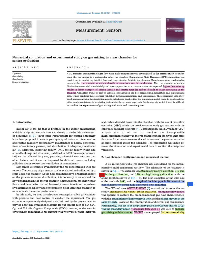 4 Zeng2021 - Numerical Simulation and Experimental Study on Gas | PDF ...