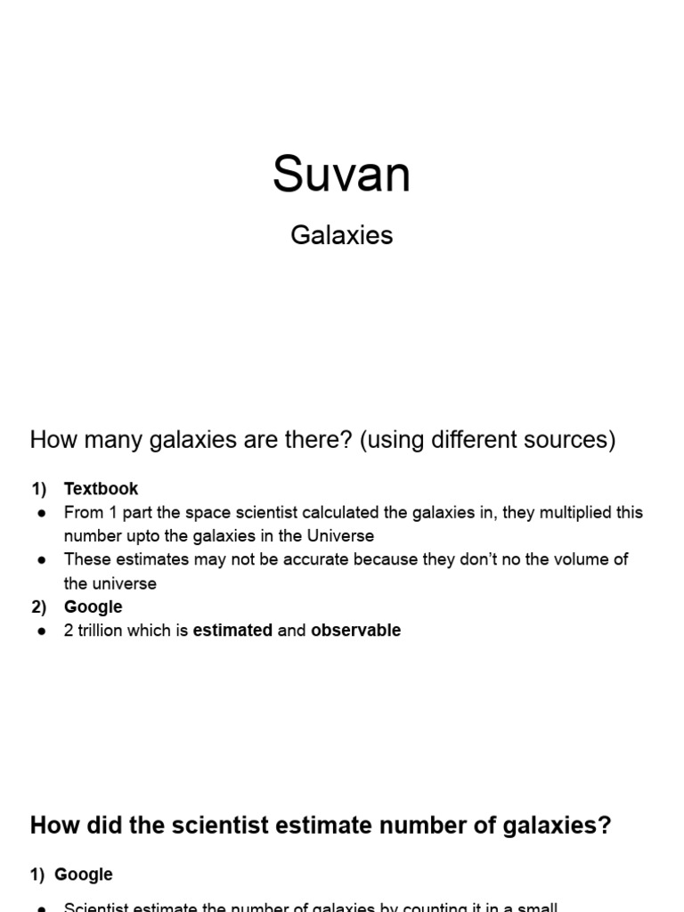 Suvan Galaxies | PDF