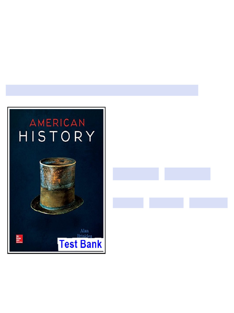 American History Connecting with the Past 15th Edition Alan Brinkley ...