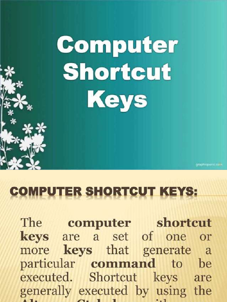 Computer Shortcuts | PDF