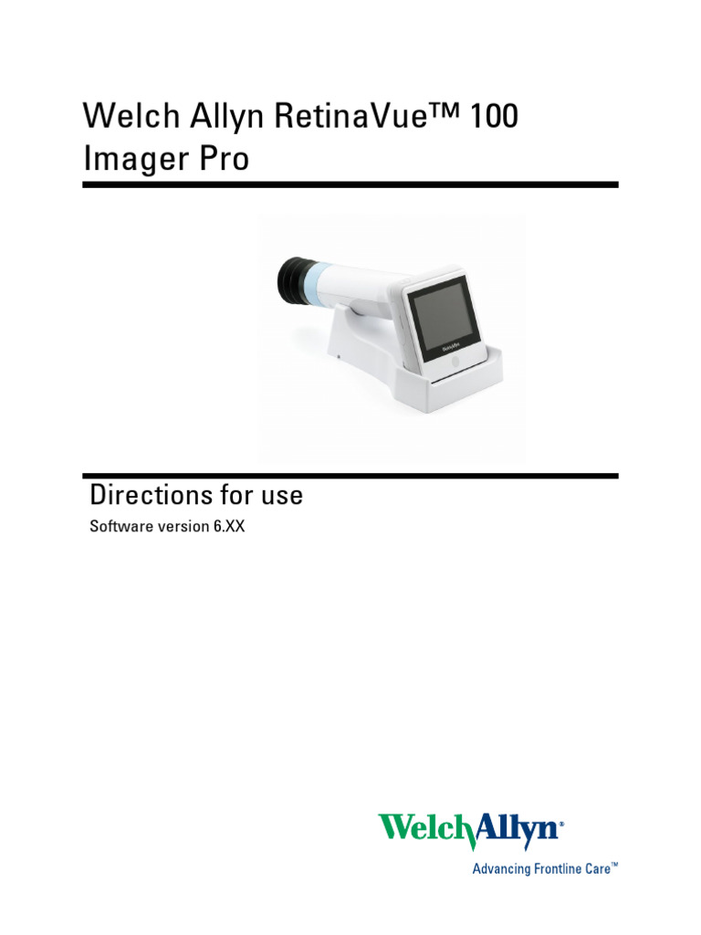 RetinaVue 100 Imager Pro User Guide | PDF | Usb | Laptop