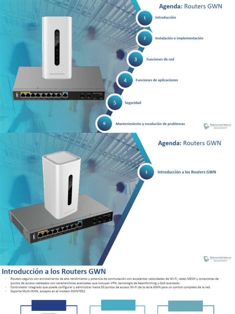 Guía Completa de Routers GWN | PDF | Cortafuegos (informática ...