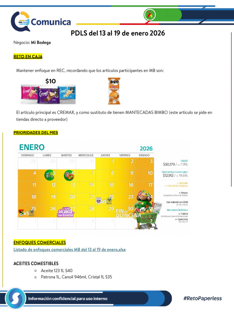 PDLS MB Del 13 Al 19 de Enero | PDF