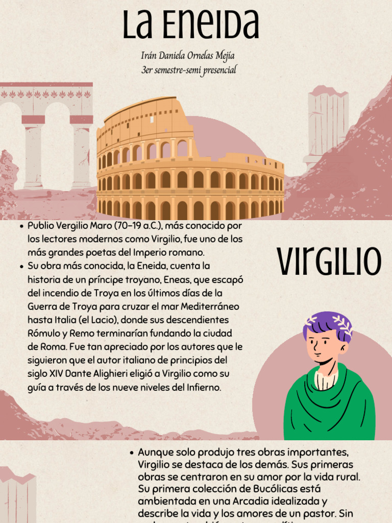 La Eneida: Epopeya de Eneas y Roma | PDF | Eneida | Virgilio