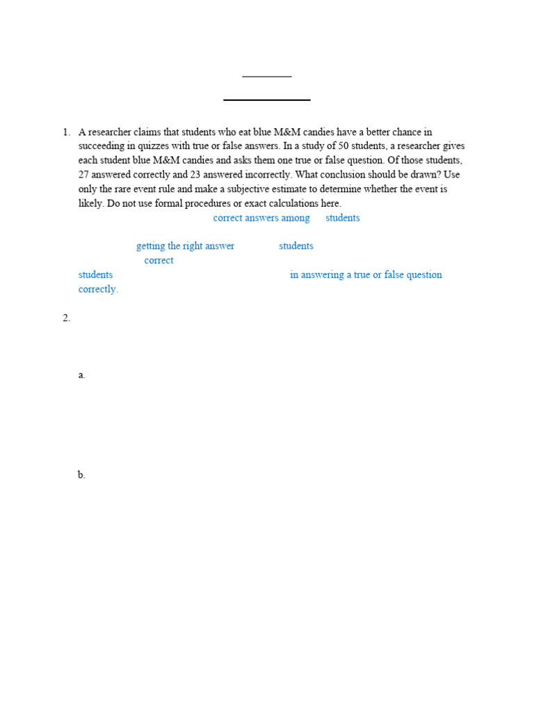 Lab+Exercise+4+Key | PDF | Statistical Significance | P Value