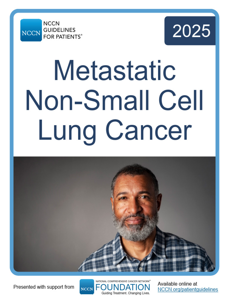 2025 NCCN Guidelines for Metastatic NSCLC | PDF | Lung Cancer | Metastasis
